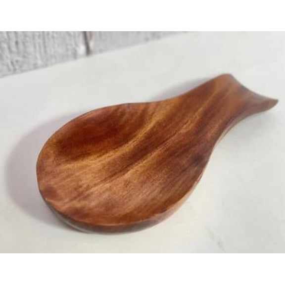 Rustic Wooden Spoon Rest For Kitchen Countertop Utensil Holder For Home Kitchen Serving Chopstick Organizer And Spoon Rack