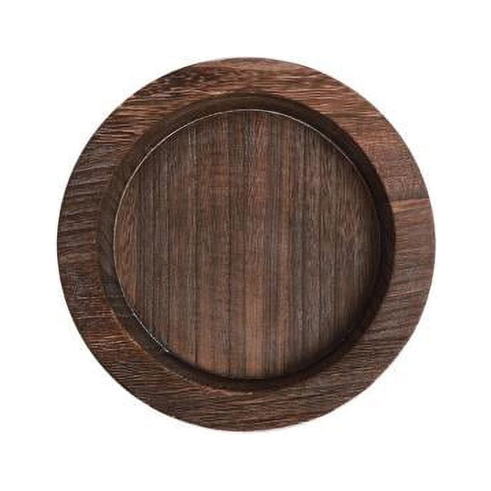 Rustic Wooden Tray Candle Holder Small Decorative Plate Pillar Candle