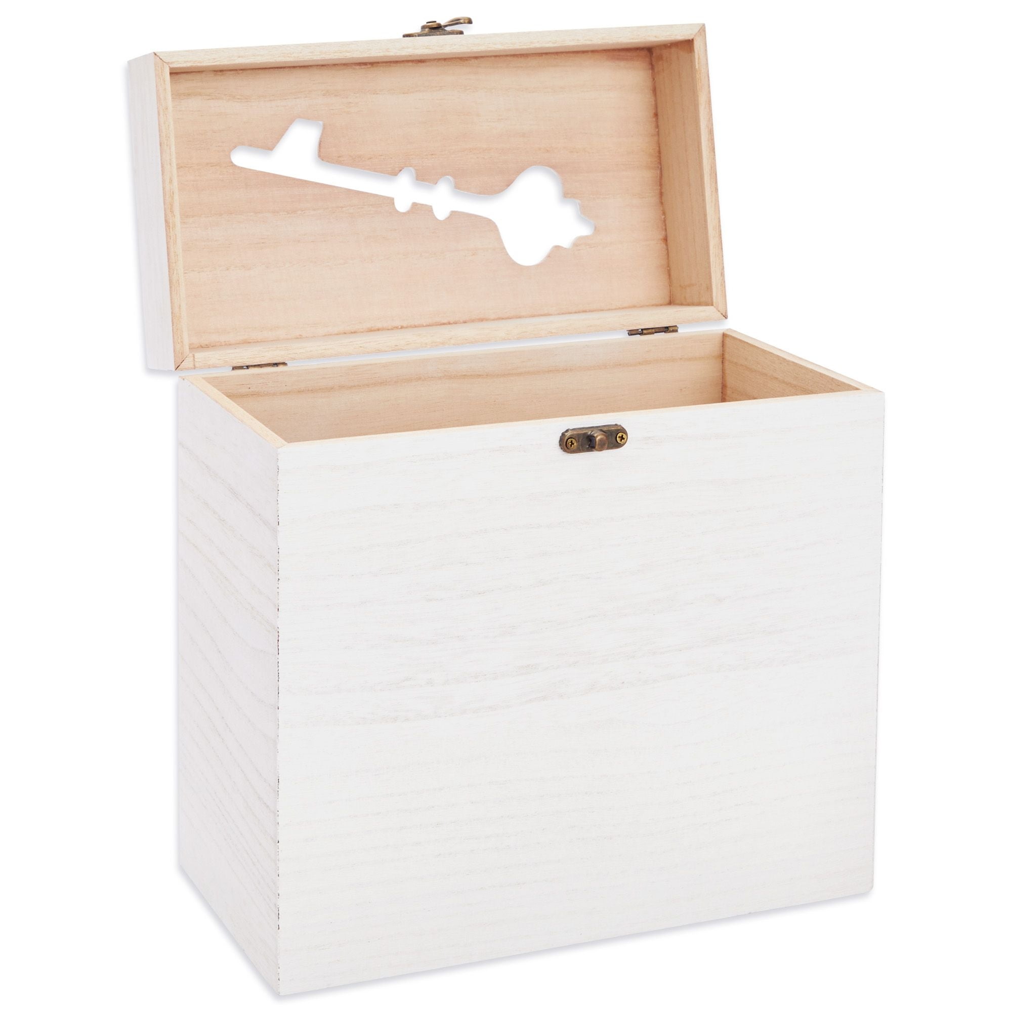 Wooden Card Box | Wedding Card box with Lock | Wood Wedding Card Box with  Slot | Wedding Money Box | Wedding Card Box - WS-261
