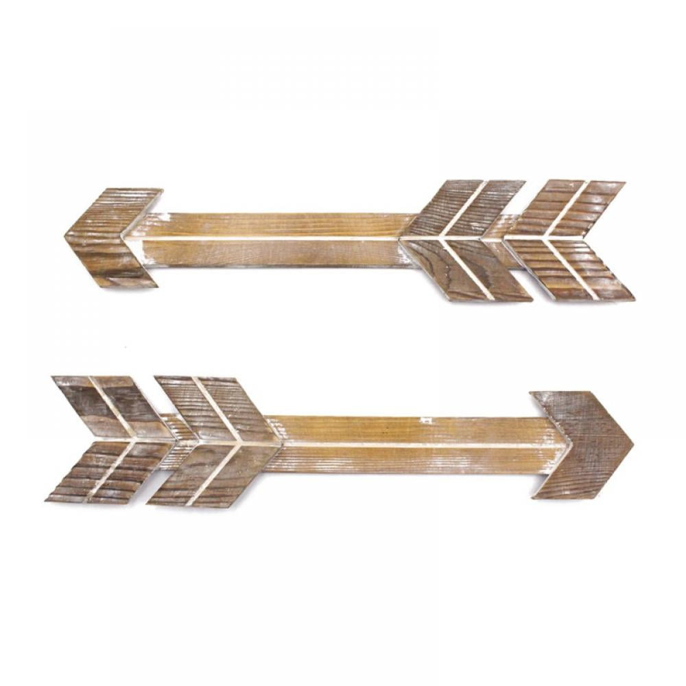 Rustic Yard Wooden Arrow Sign Decor,Set of 2 Arrows Farmhouse Home Wall ...