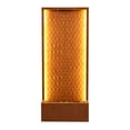 thumbnail image 1 of Rustic Zinc Metal Waterfall Fountain with LED Lighting - Outdoors, 1 of 4