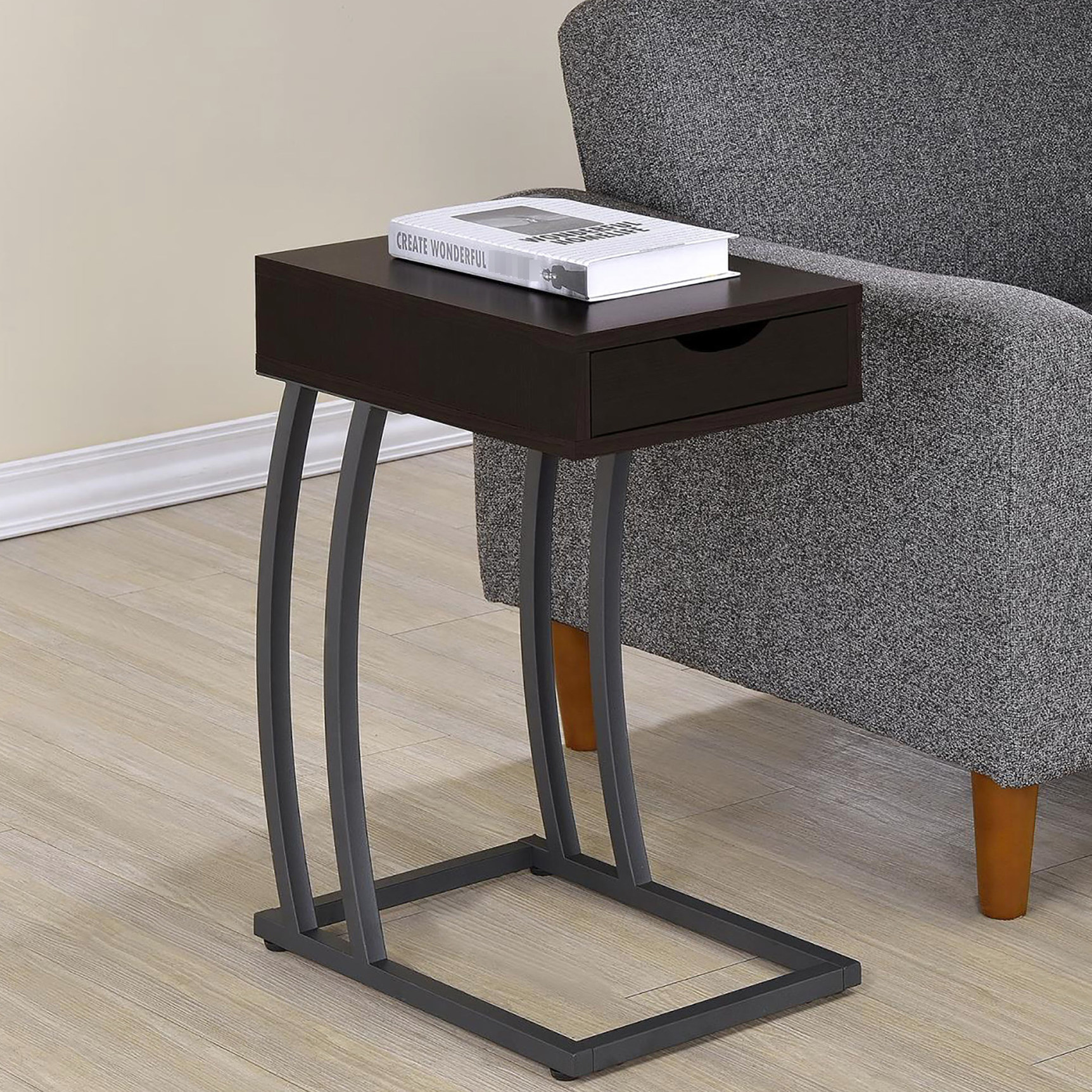 Rustic and Modern Table / For Living Room Snacks / Unique and Useful ...