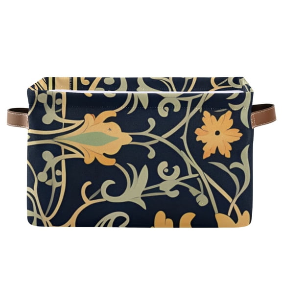 Rustic and Vintage Pattern Storage Bins Baskets With Handles Storage Box Clothes Organizer Organization Toys