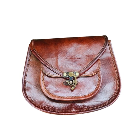 LEATHEROOZE Goat Leather Sling Purse Handmade Vintage Boho Crossbody (9)