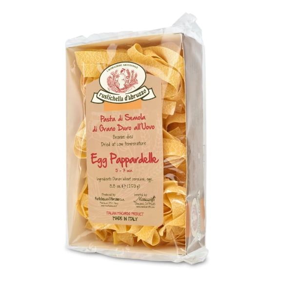 Rustichella d'Abruzzo Egg Pappardelle Noodle, 8.8 Oz