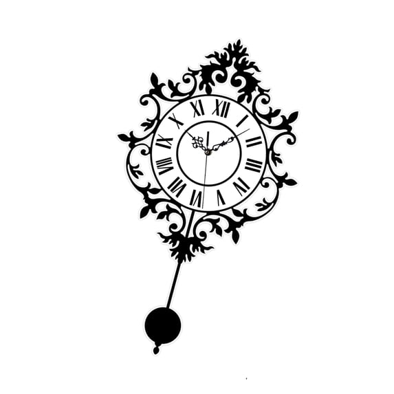 Rustics Clock for Kitchen Decorative Clock Wall Clocks Operated Roman ...