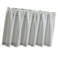 thumbnail image 1 of Rustics Linens Cafe Curtain for Small Window Drop Rod Pocket for Kitchen Basement, 1 of 12
