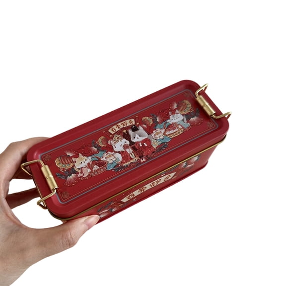 Rustics Metal Wedding Favor Box With Lid Sturdy Storage Tin For Parties Event Gifts