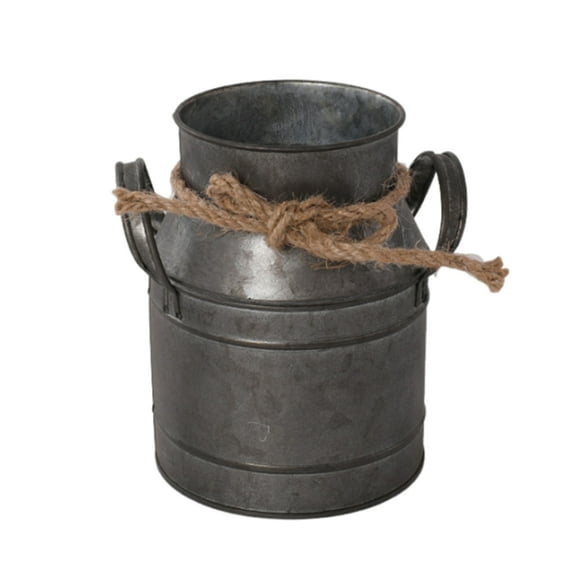 Rustics Paint Metal Milk Can Country Primitives Home Gardening Decoration