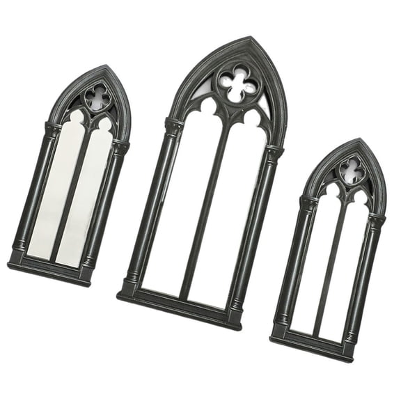 Rustics Panes Wall Art Decor Arched Window Frame Christmas Home Decoration