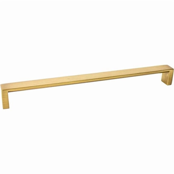 Rusticware 956SB 10 in. Center-to-Center Modern Square Door Pull - Satin Brass