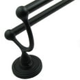thumbnail image 1 of Rusticware 8222BLK Midtowne Black 24 In. Double Towel Bar, 1 of 5