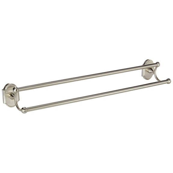 Rusticware 8622 Wenmoor 24" Classic Double Towel Bar - Nickel