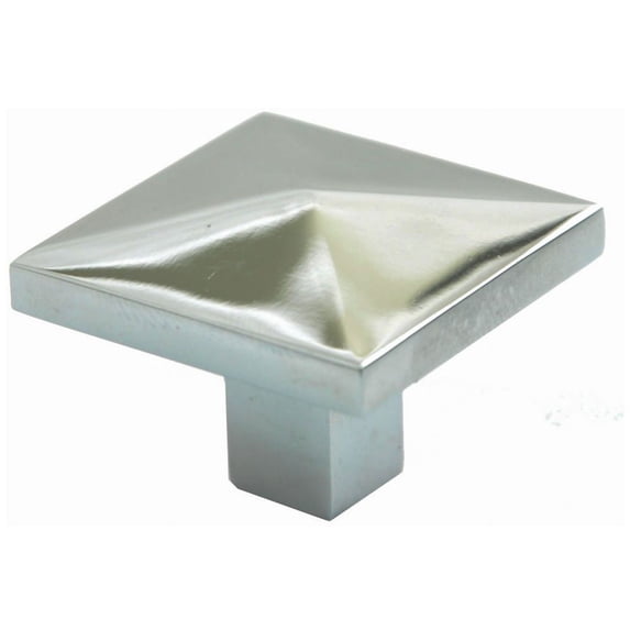 Rusticware 917CH 1.25 in. Square Knob, Chrome