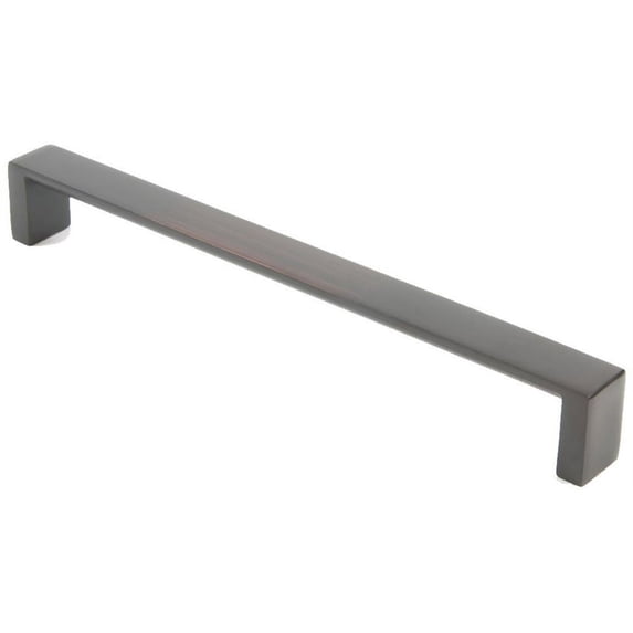 Rusticware 955ORB Modern Square 8" Center To Center Handle Cabinet Pull - Bronze