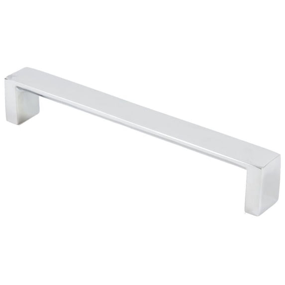 Rusticware 955CH Modern Square 8" Center To Center Handle Cabinet Pull - Chrome