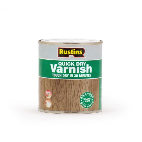Rustins AVMC500 500ml Quick Dry Varnish - Matt Clear