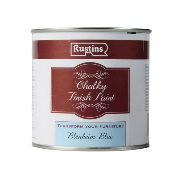 Rustins - Chalky Finish Paint Blenheim Blue 250ml