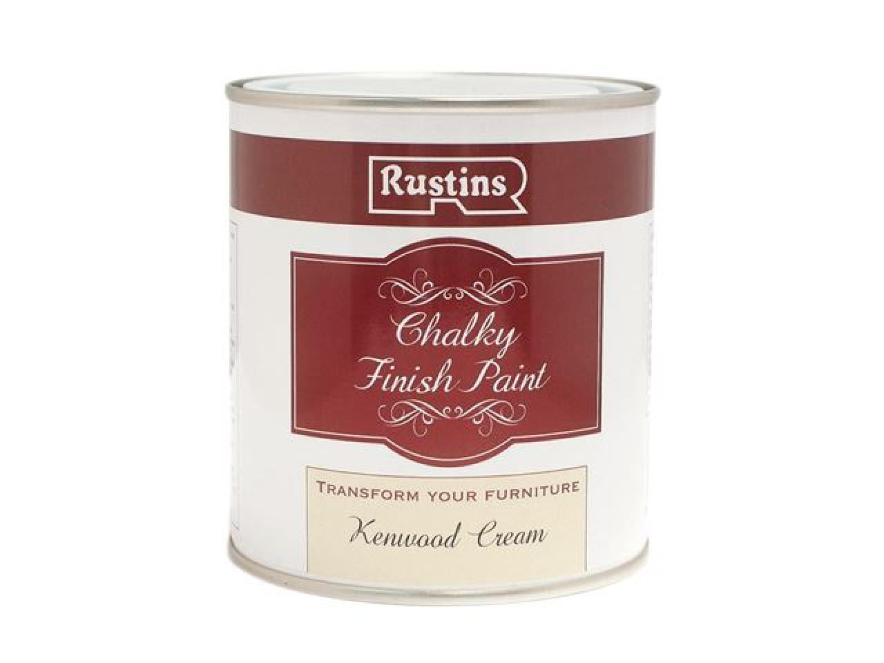 Rustins - Chalky Finish Paint Kenwood Cream 250ml