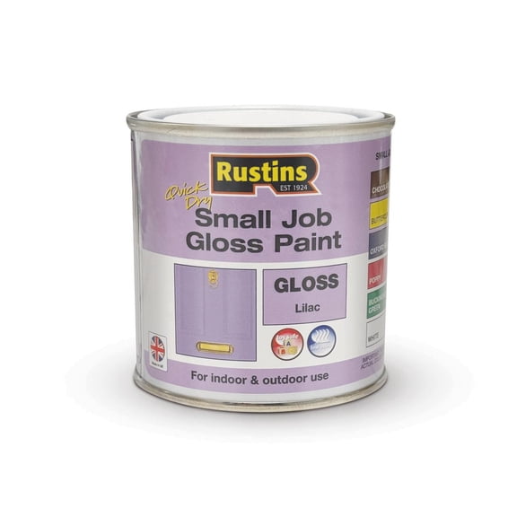 Rustins Quick Dry Small Job Paint Gloss Lilac 250ml