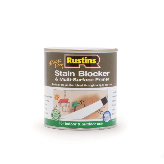 Rustins Quick Dry Stain Blocker & Multi-Surface Primer 250ml