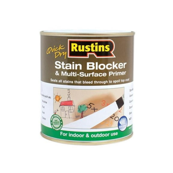 Rustins - Quick Dry Stain Block & Multi Surface Primer 500ml