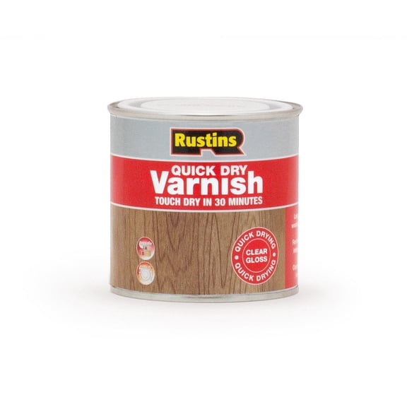 Rustins Quick Dry Varnish Clear Gloss 250ml
