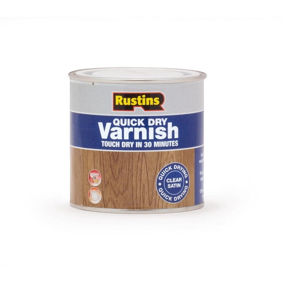 Rustins Quick Dry Varnish Clear Satin 250ml