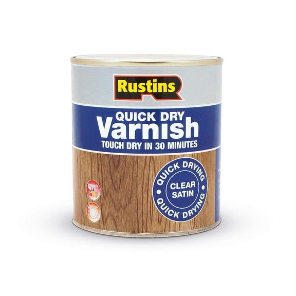 Rustins Quick Dry Varnish Clear Satin 500ml