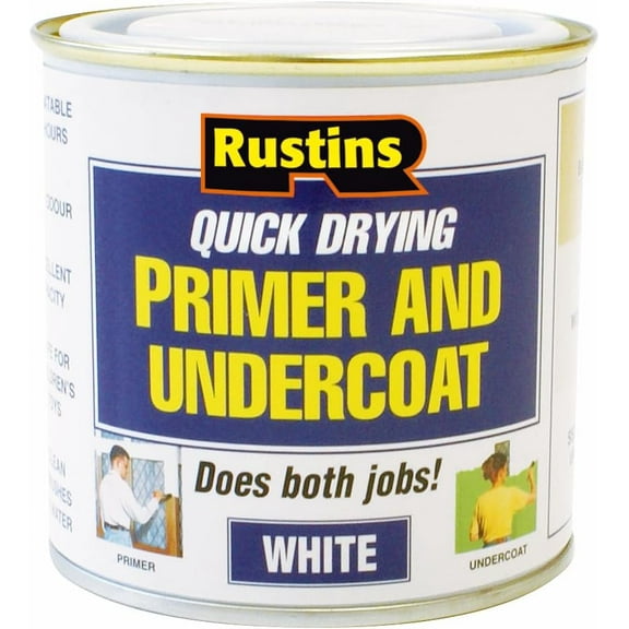 Rustins Quick Drying Primer & Undercoat White 250ml