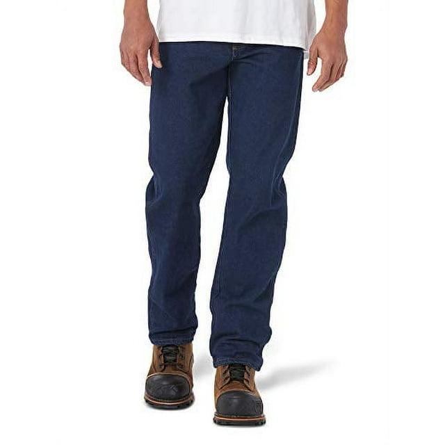 Rustler Classic Men's Regular 5 Pocket Jean, Prewash, 42W x 32L