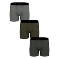 thumbnail image 1 of Rustler Men's Boxer Briefs, Active Underwear for Men, XL, Grey/Olive Night/Charcoal, 3-Pack, 1 of 9