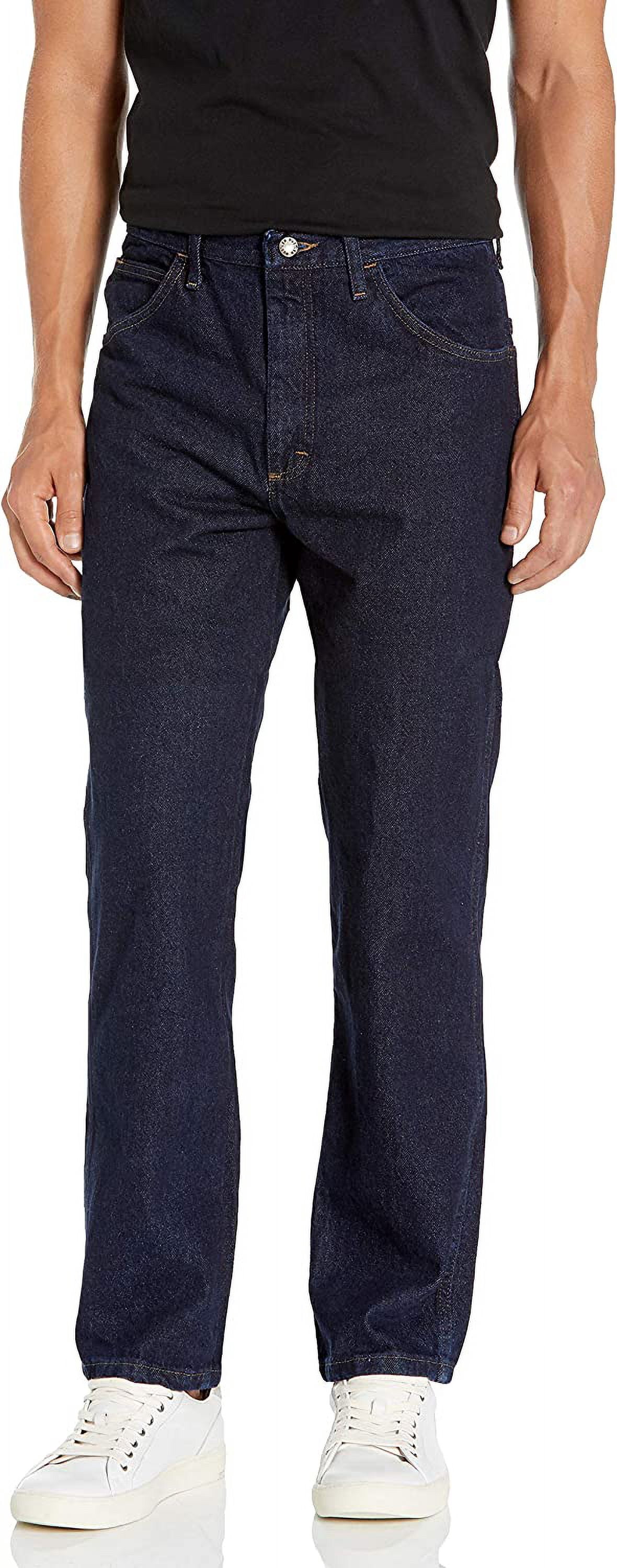 Rustler Men's Classic Regular Fit 33W x 30L Soft Rinse