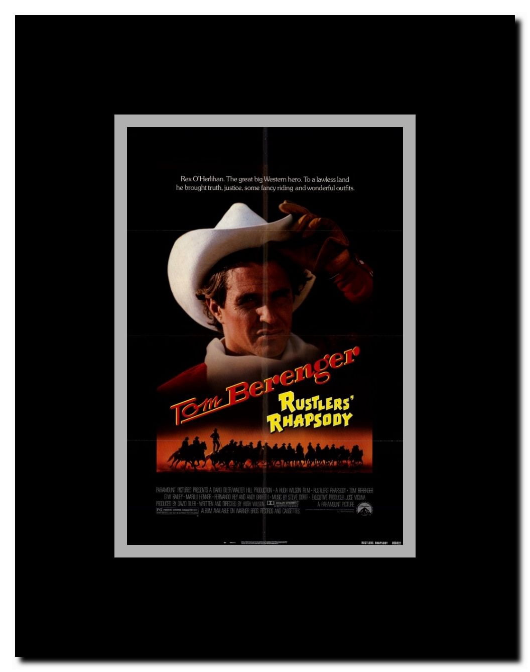 Rustler's Rhapsody Framed Movie Poster