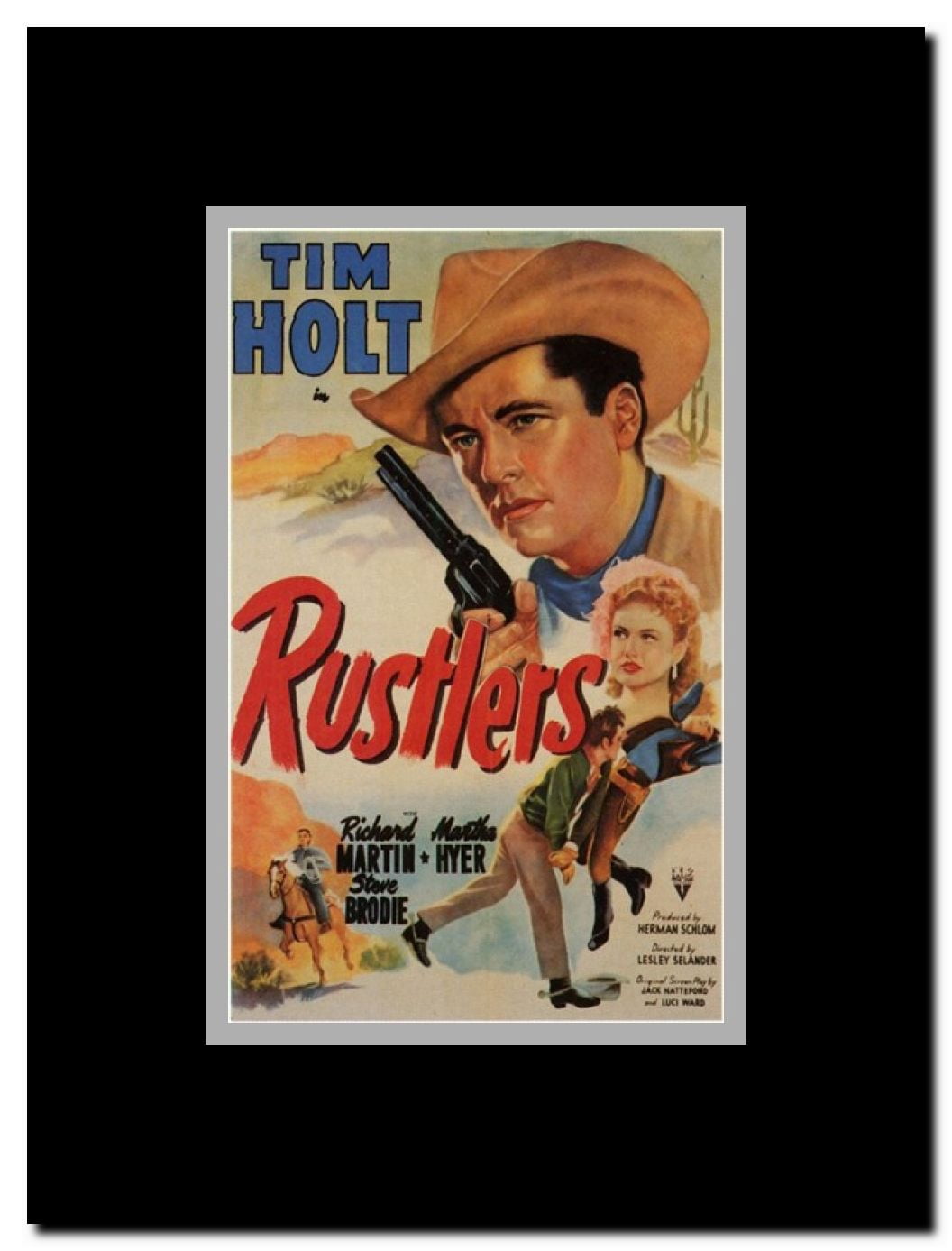 Rustlers Framed Movie Poster