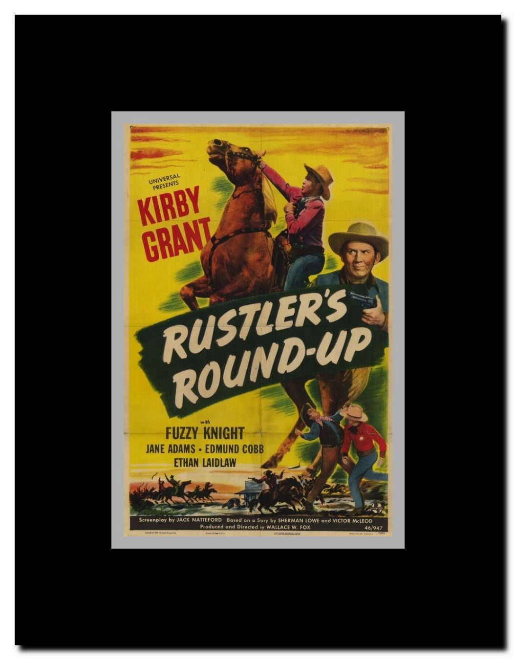 Rustlers Round-Up Framed Movie Poster