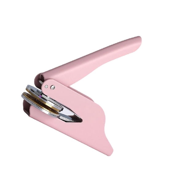 Rustless Hand Embossing Stamp for Crafting Projects and Office Documents with Build