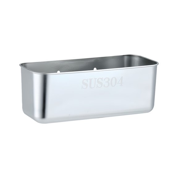 Rustless Sink Strainer Basket Perforated For Dampness Prevention Rack Over Countertop Kitchen Bathroom
