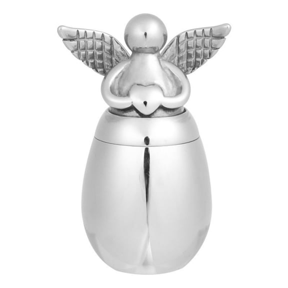 Elegant Angels Pet Ashes Urn in Premium Rustless Steel Featuring Secure Sealing Storage for Memorials