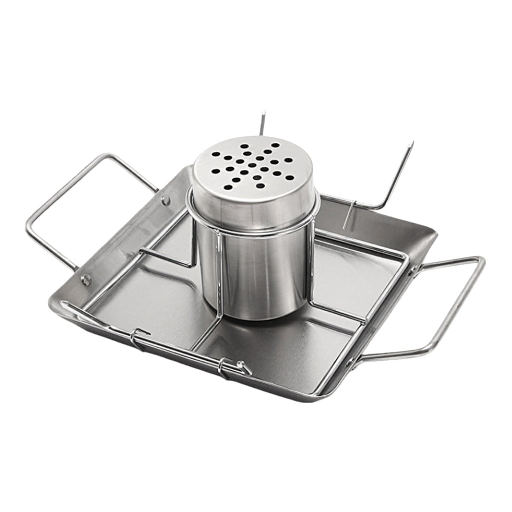 Rust Less Steel Rustless Steel Turkey Roasting Rack with Base Tray for Large Birds BBQ ...