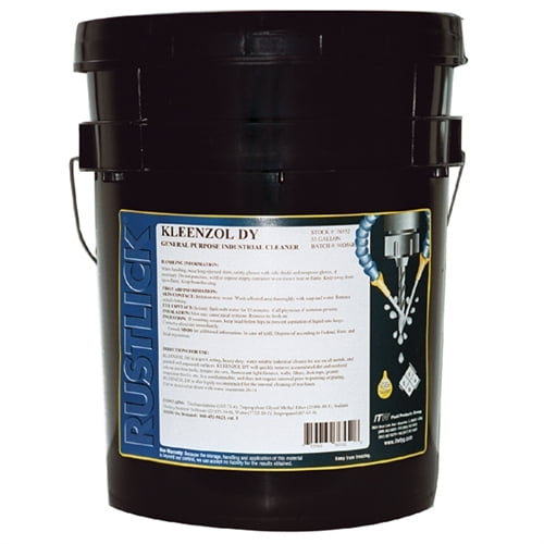 Rustlick 76052 Kleenzol DY Water-Soluble Alkaline Cleaner, 5 Gallon Pail