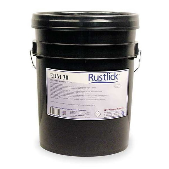 Rustlick Discharge Machining Fluid,5 gal,Bucket 72052
