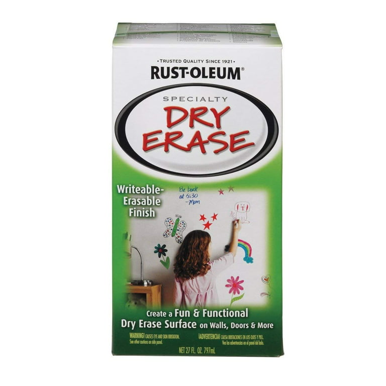 Rust Oleum Dry Erase Paint Kit 27oz