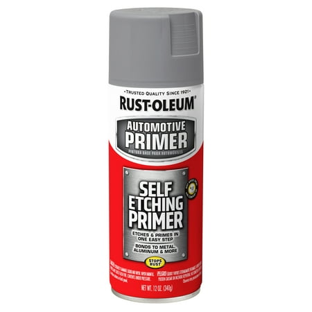 Rust-Oleum Automotive Self Etching Primer Spray, Dark Green, 12 oz