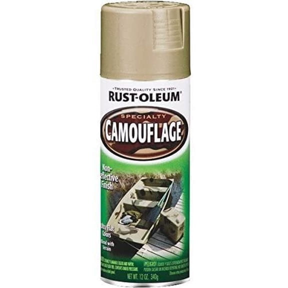 Rustoleum 263653 Specialty Camouflage Aerosol Paint, Sand 6 pack by Rustoleum