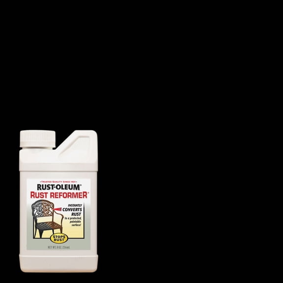 Rust-Oleum Metal Saver Rust Reformer - Rust Converter - 8 oz, Black — Residential Use, Standard Application