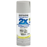 Rustoleum Painters Touch Ultra-Cover 2X General Purpose Topcoat Enamel Spray Paint, Stone Gray