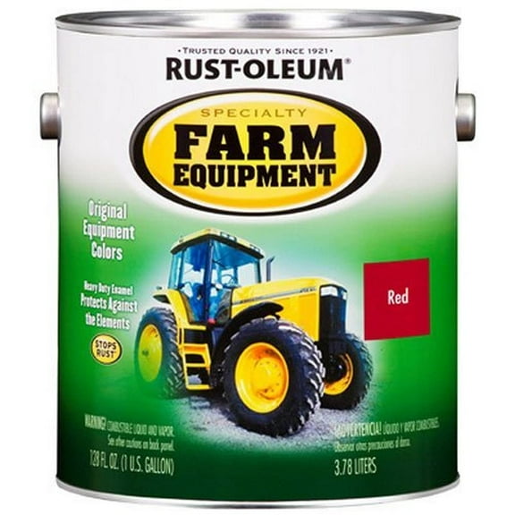 Rustoleum Specialty Rust Preventive Farm Equipment Paint, 1 gal Can, International Red?