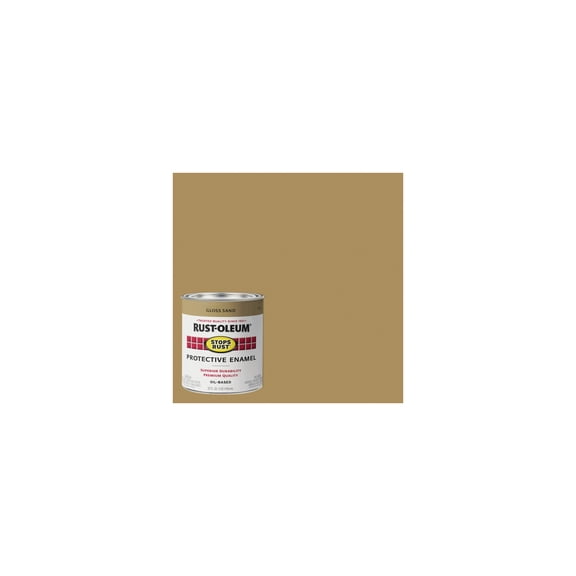 Rustoleum Stops Rust 7771-502 1 Quart Sand Gloss Stops Rust Protective Enamel