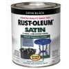 1/2 pt Rust-Oleum Brands 7777730 Black Stops Rust Protective Enamel, Satin